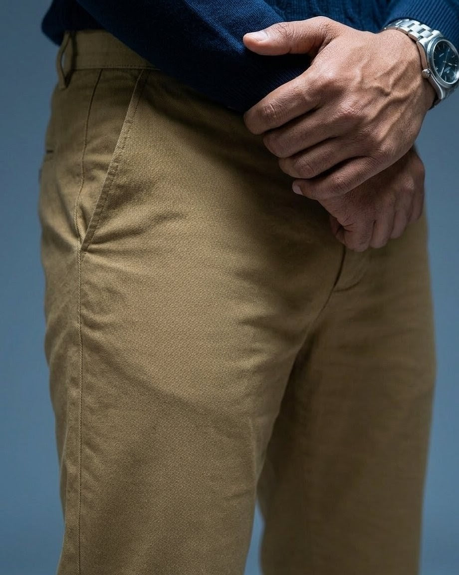Janzee Luxury Cotton Dress Pants