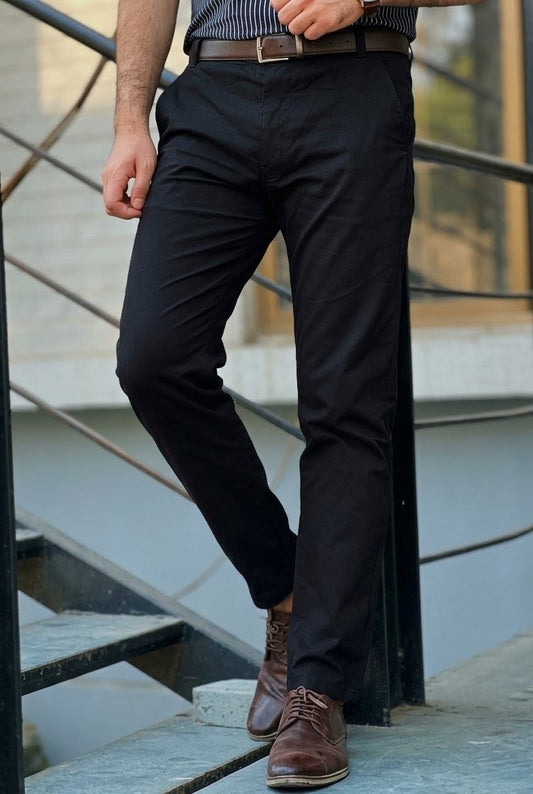 Janzee Luxury Cotton Dress Pants