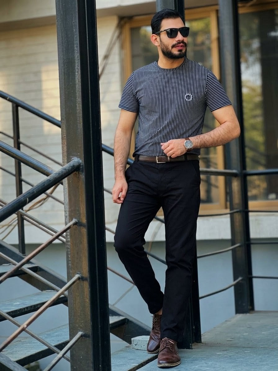 Janzee Luxury Cotton Dress Pants