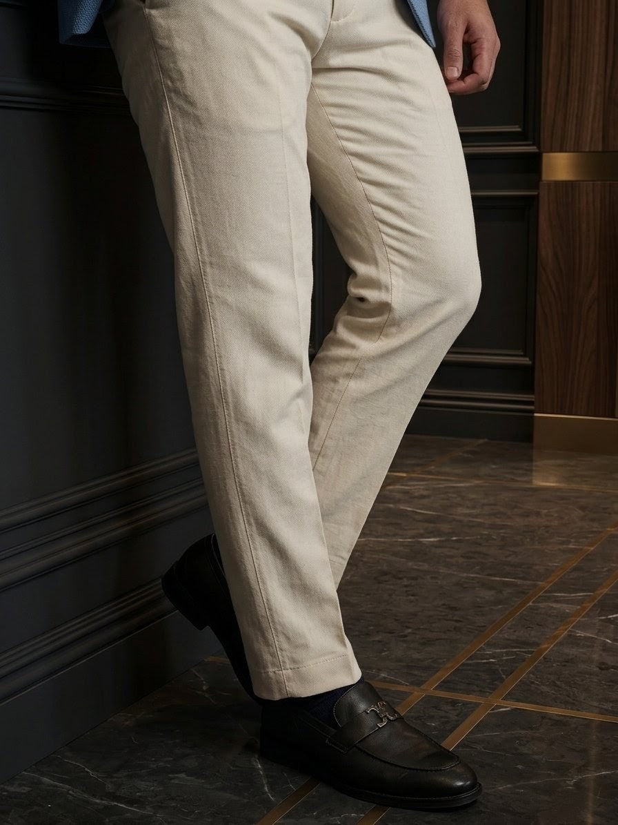 Janzee Luxury Cotton Dress Pants