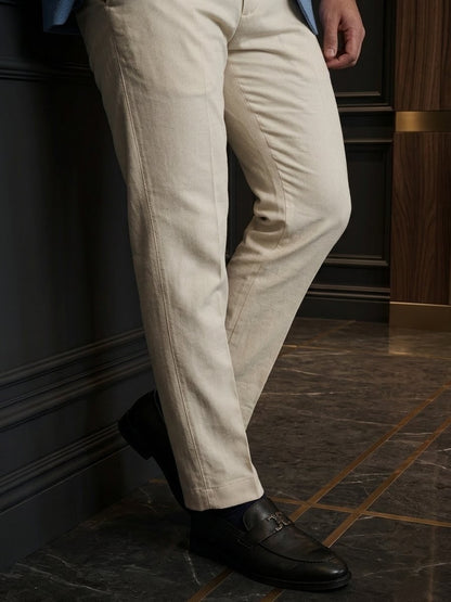 Janzee Luxury Cotton Dress Pants