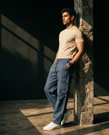 6 Pocket Old Money Trouser front view